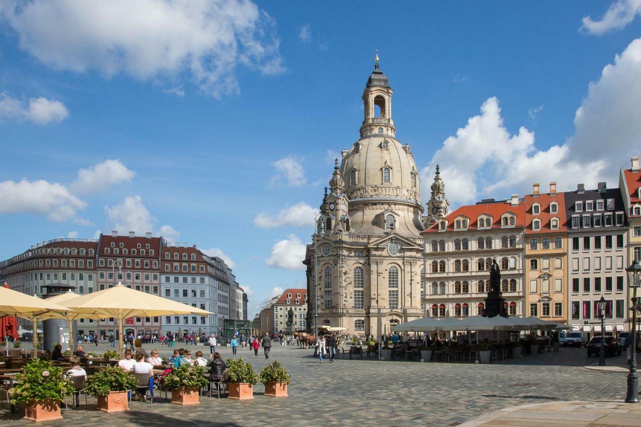 Grosses Apartment Im Zentrum Von Dresden, 2 Schlafzimmer, 2 Baeder, Balkon 外观 照片